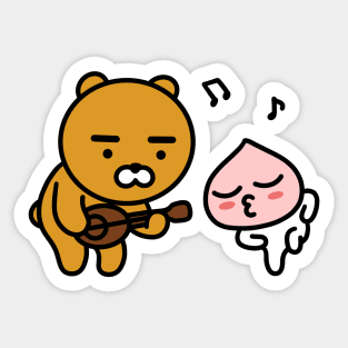 Dancing Ryan and Apeach | Musical Ryan and Apeach Sticker